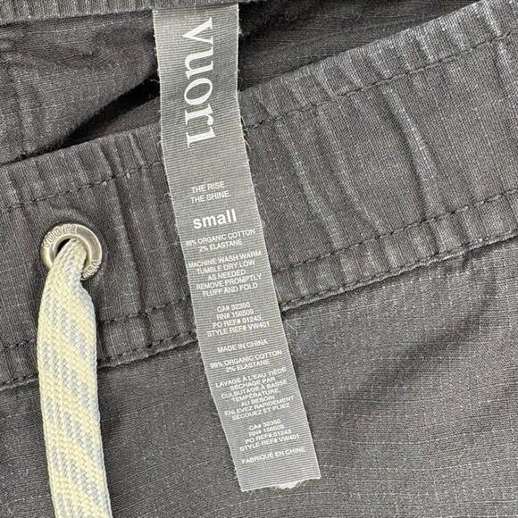 Vuori The Rise The Shine Pants Gray Ripstop Zip Pocket Womens Sz Small - Picture 8 of 8